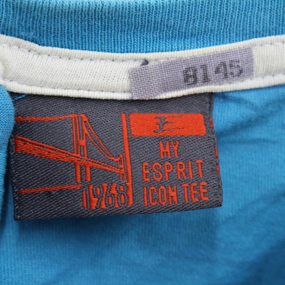 Vintage T-Shirt 1968 My Esprit Icon Unisex Short Sleeve Blue San Francisco Logo - Picture 5 of 8